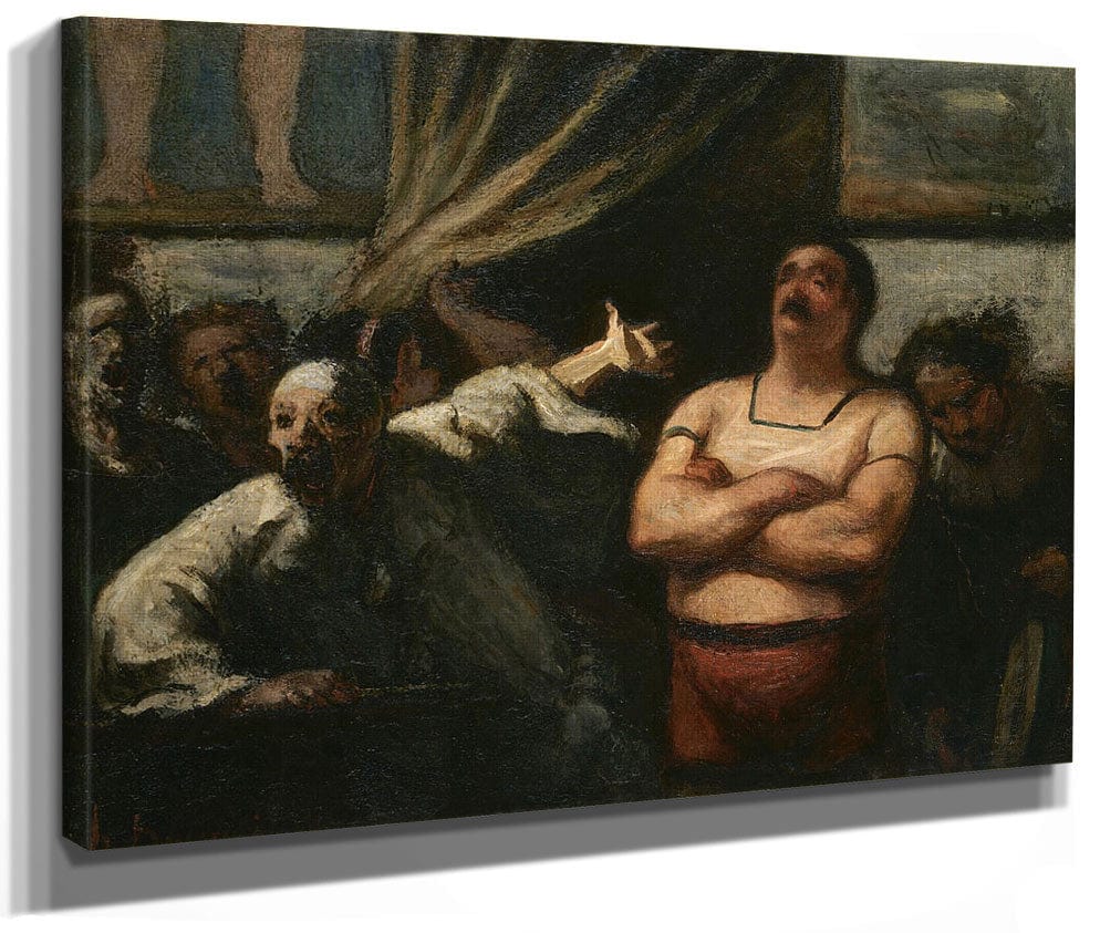 The Strong Man By Honore Daumier Fine Art Print 2