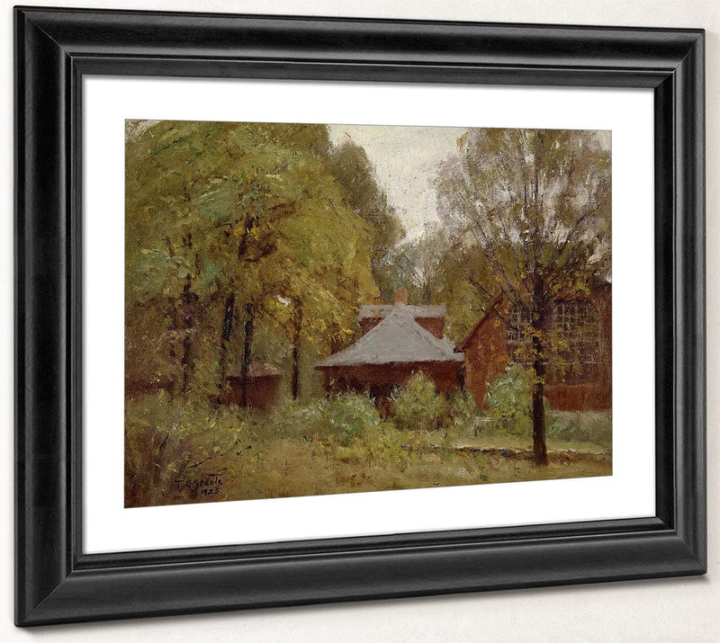 The Studio & Cottage By Theodore Clement Steele Fine Art Print 2