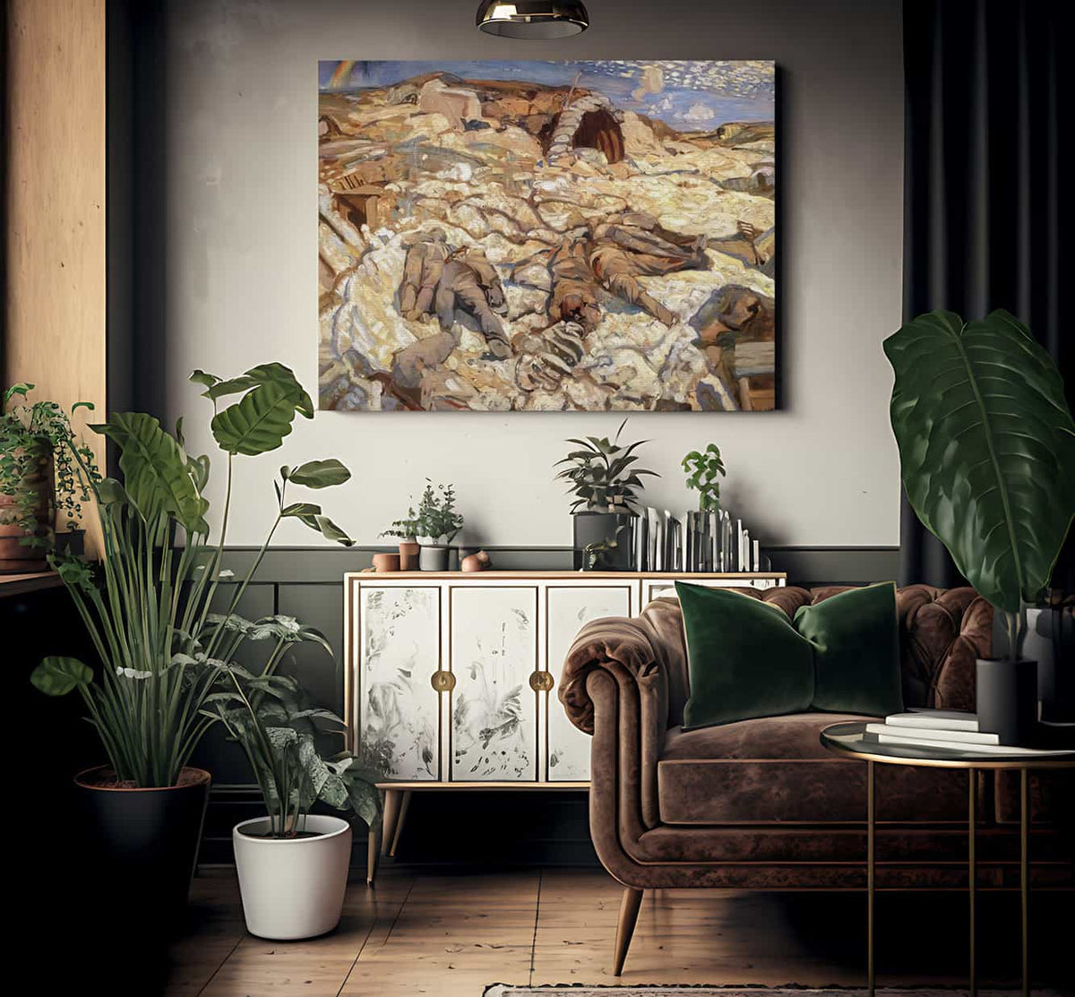 The Sunken Road By Fh Varley Fine Art Print 2