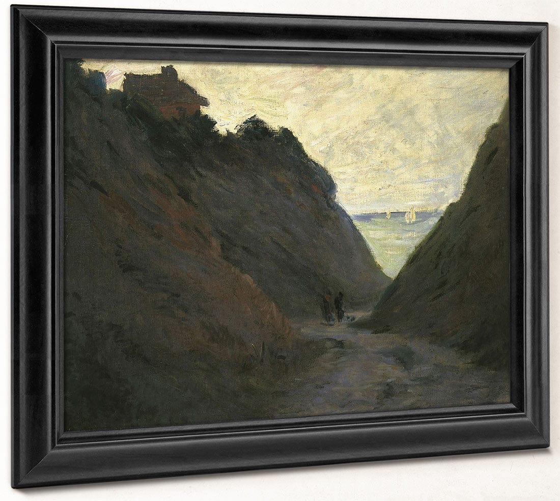 The Sunken Road In The Cliff At Varengeville By Claude Monet Fine Art Print 2
