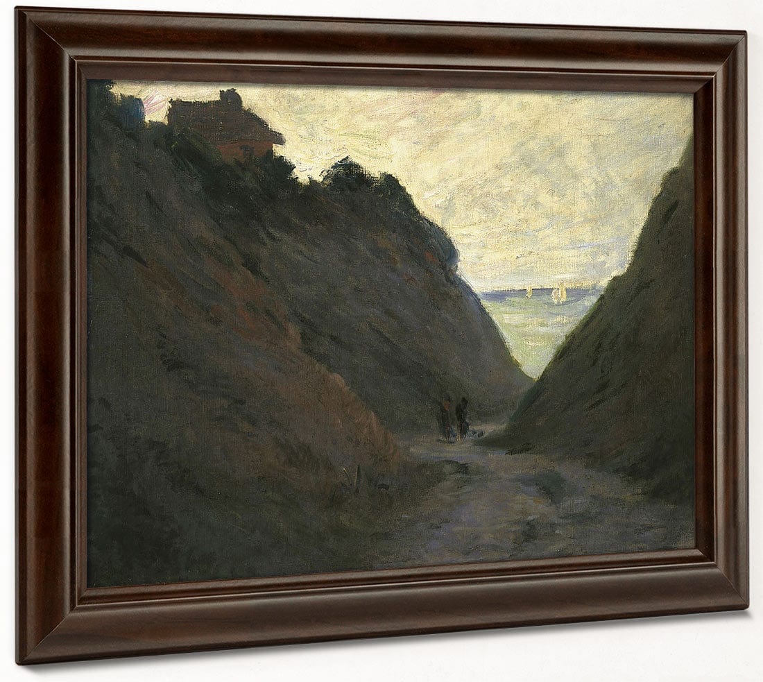 The Sunken Road In The Cliff At Varengeville By Claude Monet Fine Art Print 2