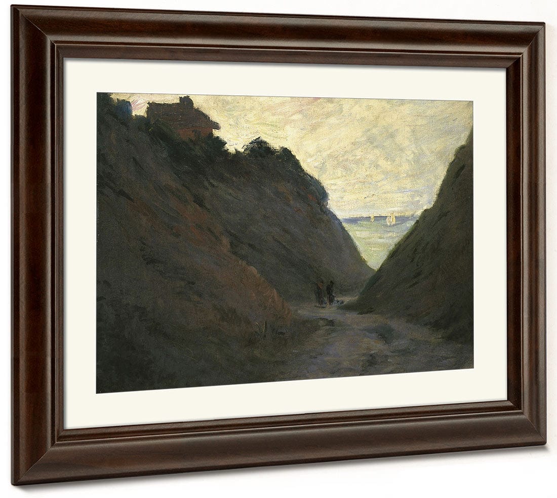 The Sunken Road In The Cliff At Varengeville By Claude Monet Fine Art Print 2