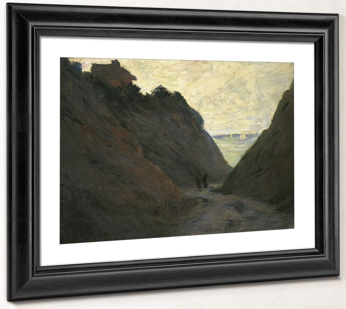 The Sunken Road In The Cliff At Varengeville By Claude Monet Fine Art Print 2