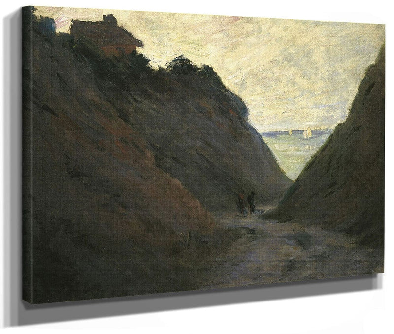 The Sunken Road In The Cliff At Varengeville By Claude Monet Fine Art Print 2