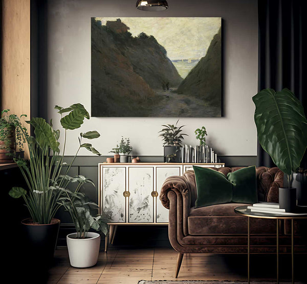 The Sunken Road In The Cliff At Varengeville By Claude Monet Fine Art Print 2