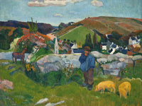 The Swineherd By Paul Gauguin Fine Art Print 2