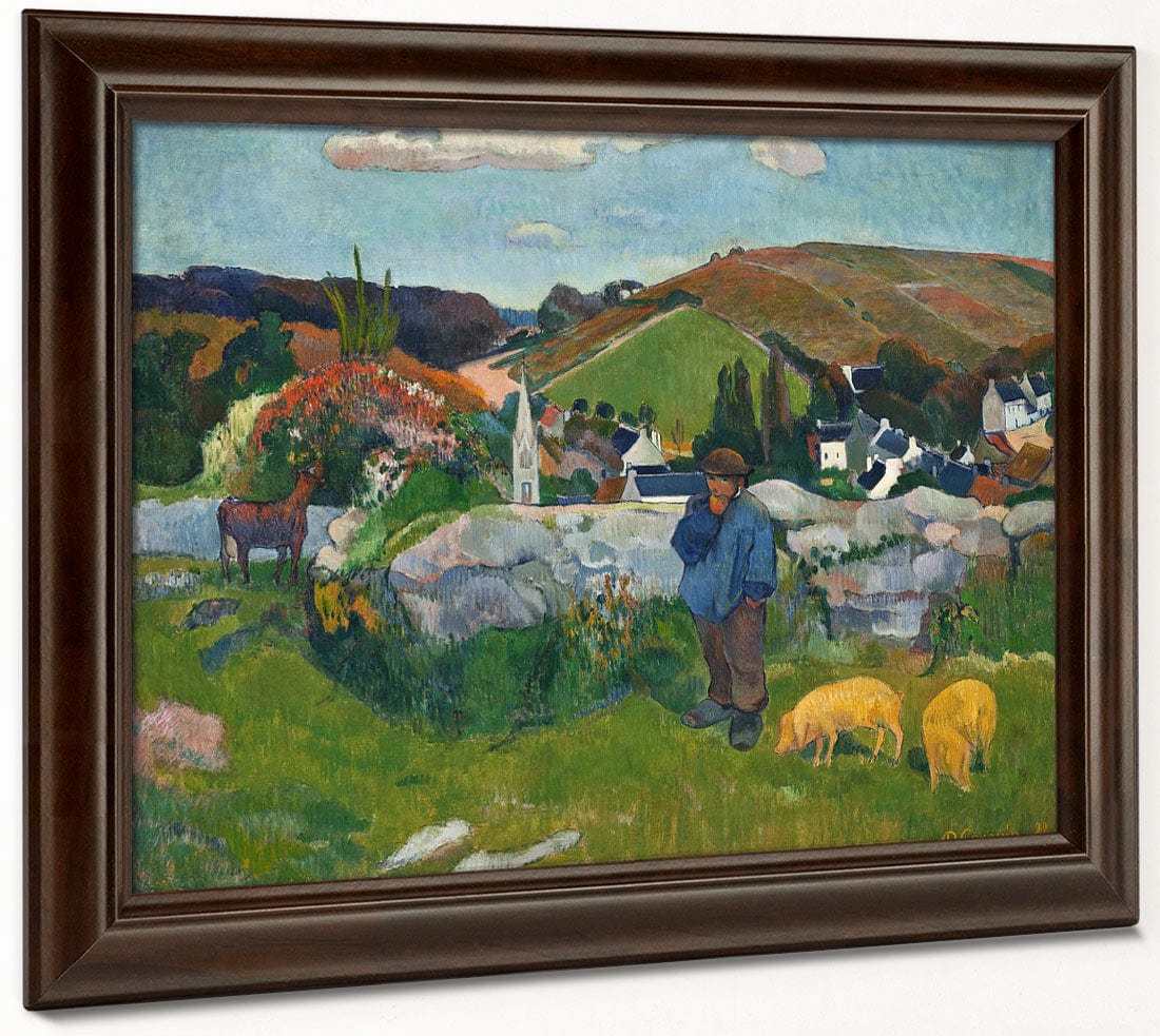 The Swineherd By Paul Gauguin Fine Art Print 2