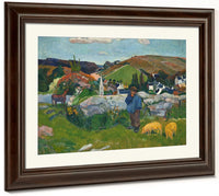 The Swineherd By Paul Gauguin Fine Art Print 2