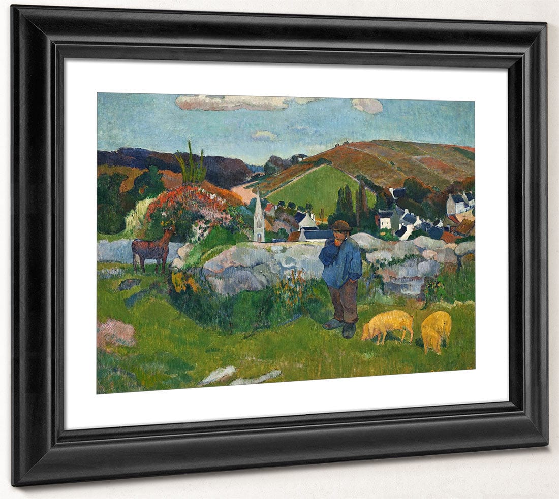 The Swineherd By Paul Gauguin Fine Art Print 2