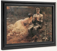 The Temptation Of Sir Percival By John Waterhouse Fine Art Print 2
