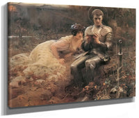The Temptation Of Sir Percival By John Waterhouse Fine Art Print 2