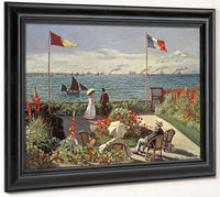 The Terrace At Sainte Adresse By Claude Monet Fine Art Print 2
