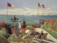 The Terrace At Sainte Adresse By Claude Monet Fine Art Print 2