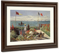 The Terrace At Sainte Adresse By Claude Monet Fine Art Print 2