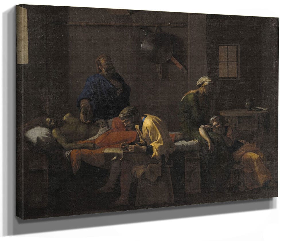 The Testament Of Eudamidas By Nicolas Poussin Fine Art Print 2
