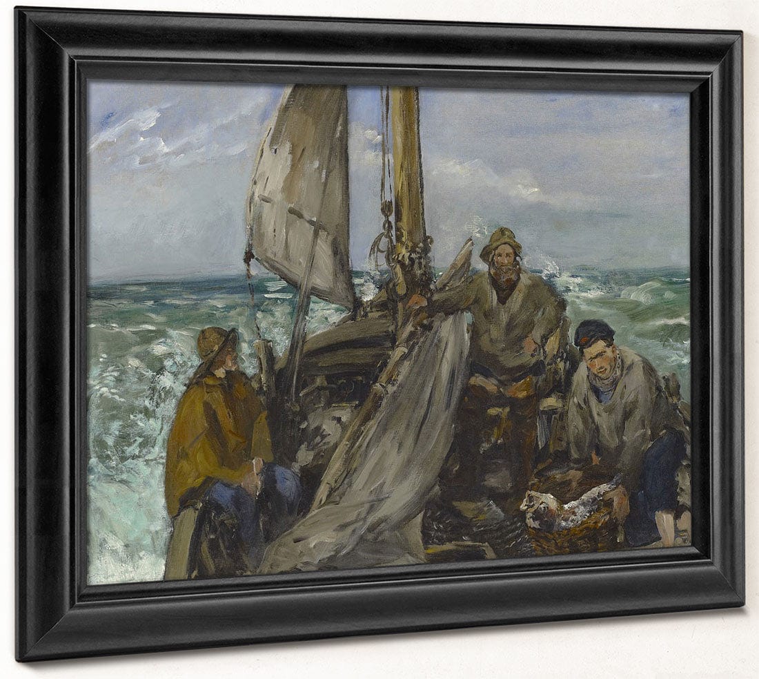 The Toilers Of The Sea By Edouard Manet Fine Art Print 2
