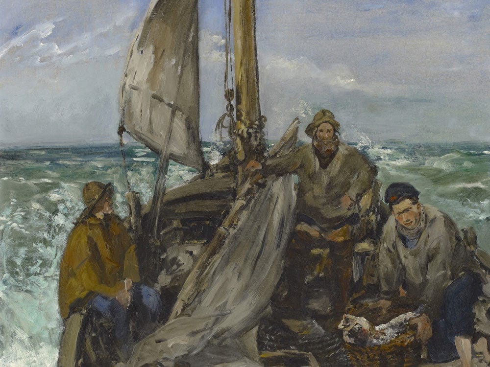 The Toilers Of The Sea By Edouard Manet Fine Art Print 2