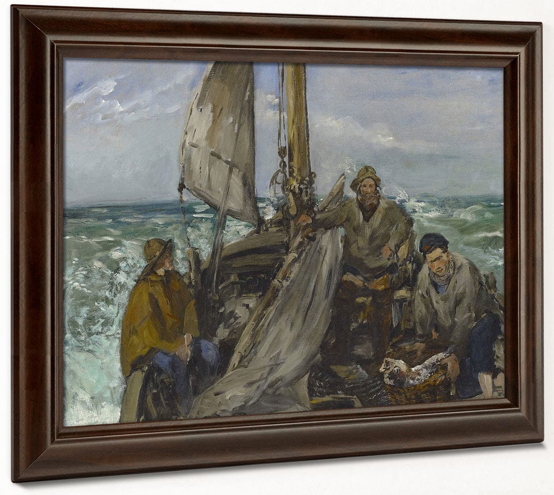The Toilers Of The Sea By Edouard Manet Fine Art Print 2