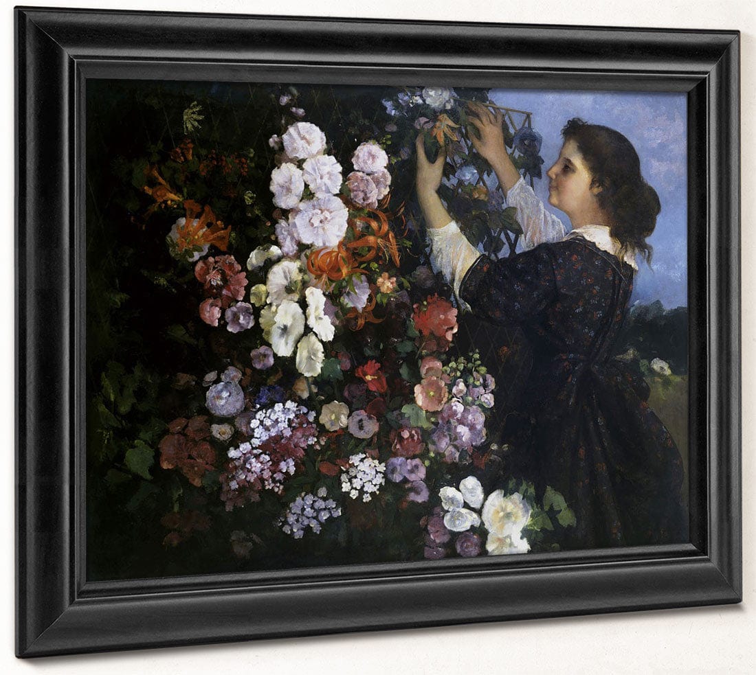 The Trellis By Jean Desire Gustave Courbet Fine Art Print 2