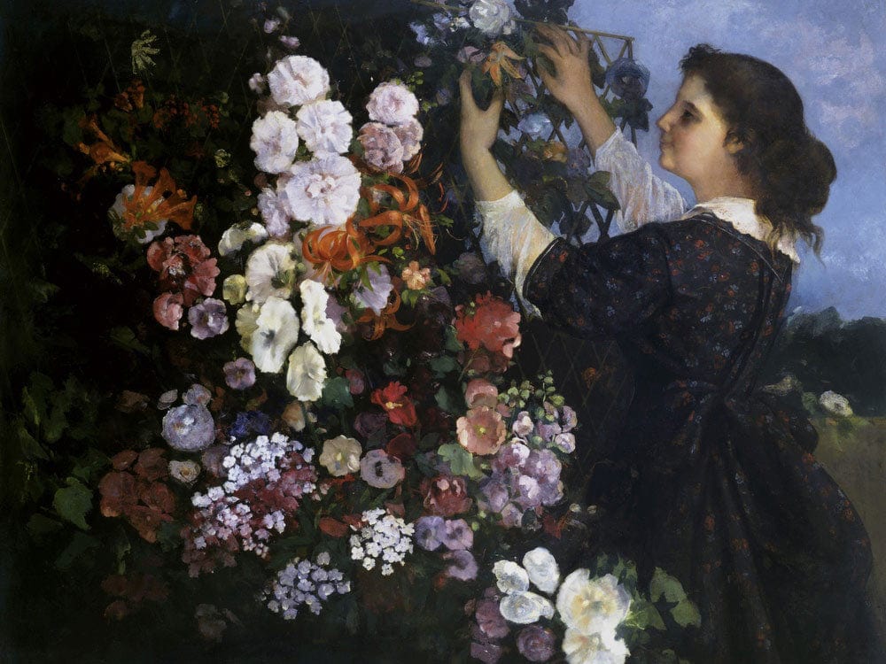 The Trellis By Jean Desire Gustave Courbet Fine Art Print 2