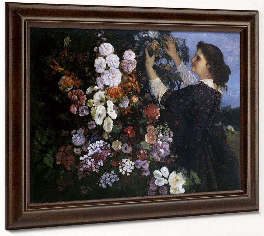 The Trellis By Jean Desire Gustave Courbet Fine Art Print 2