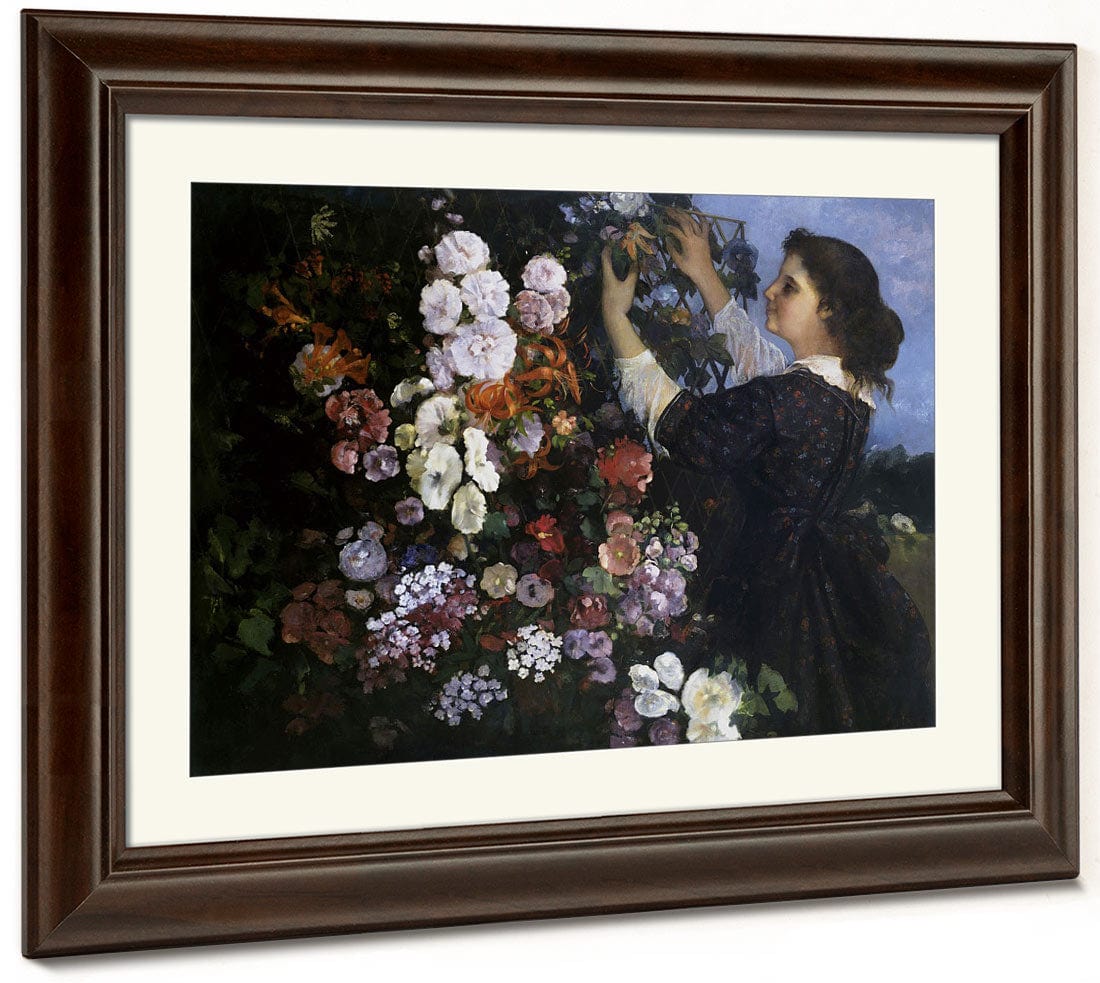 The Trellis By Jean Desire Gustave Courbet Fine Art Print 2