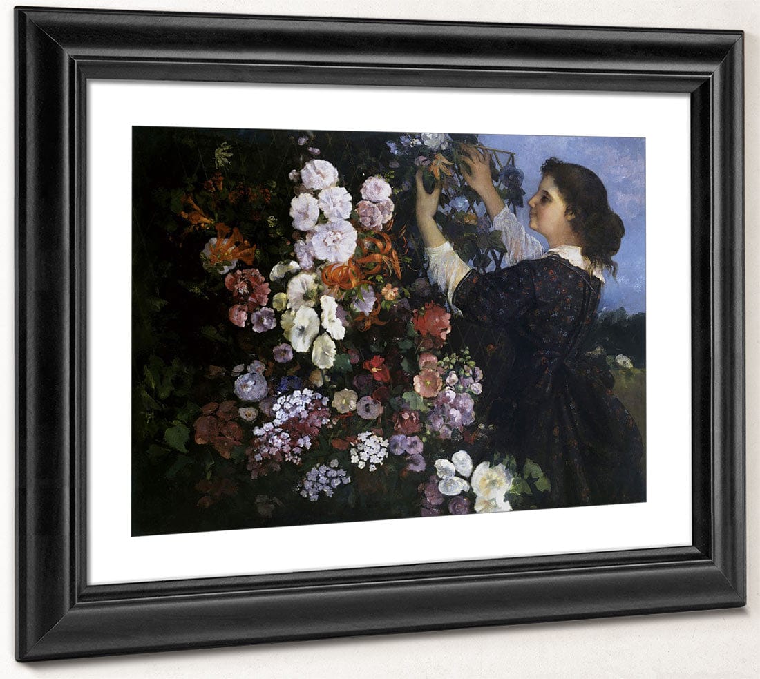 The Trellis By Jean Desire Gustave Courbet Fine Art Print 2
