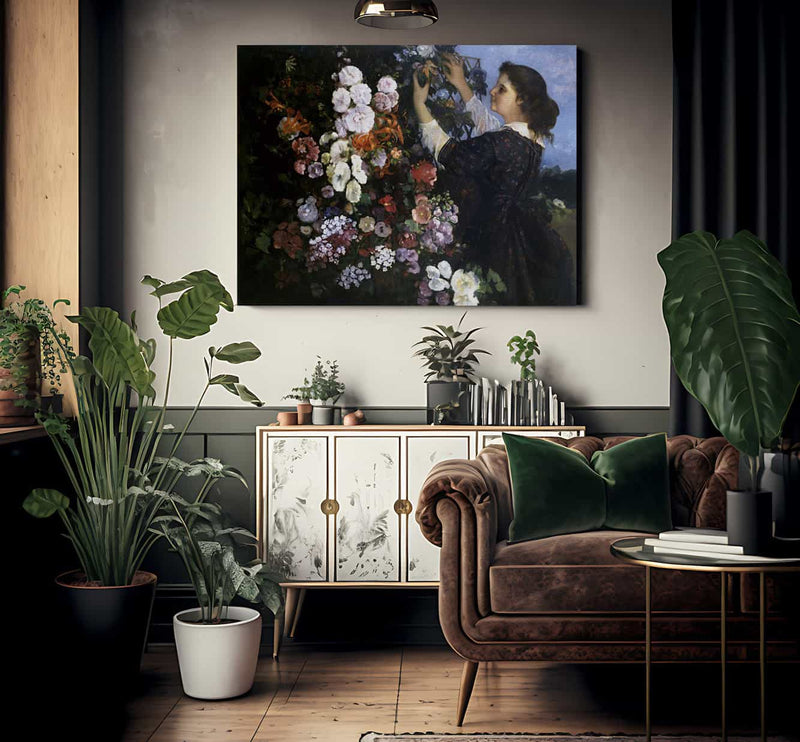 The Trellis By Jean Desire Gustave Courbet Fine Art Print 2