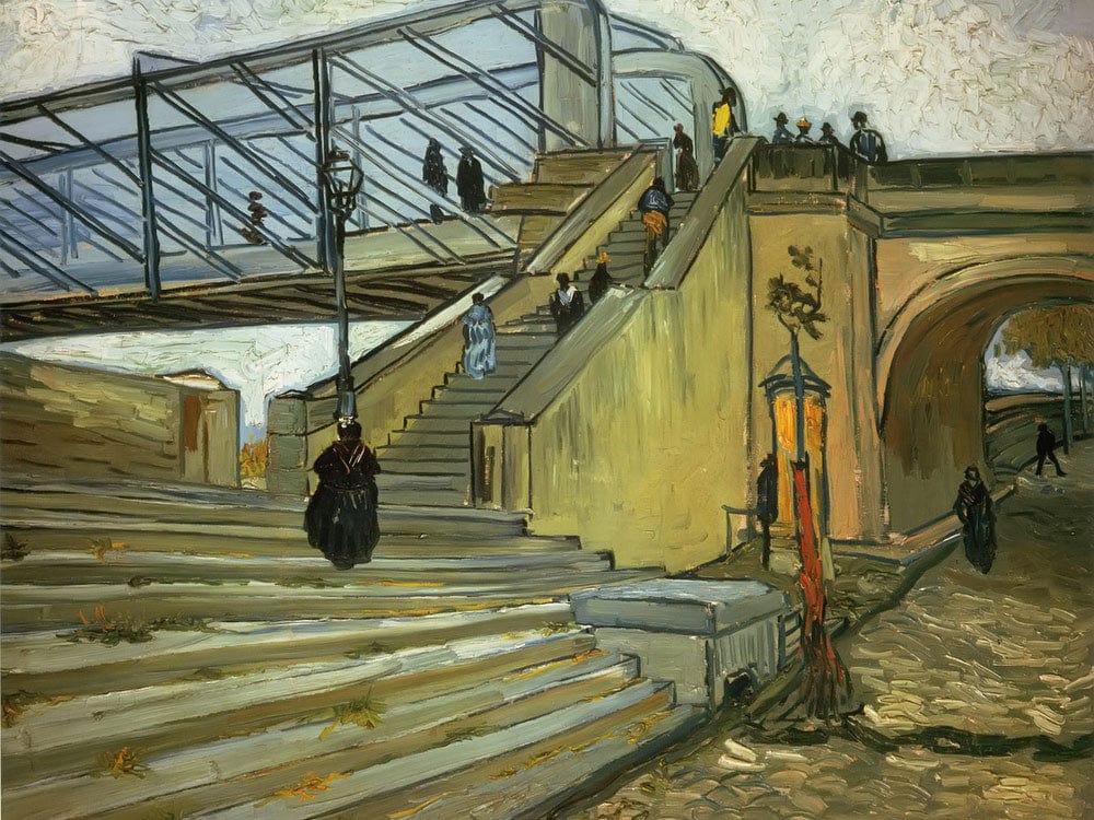The Trinquetaille Bridge By Vincent Van Gogh Fine Art Print 2