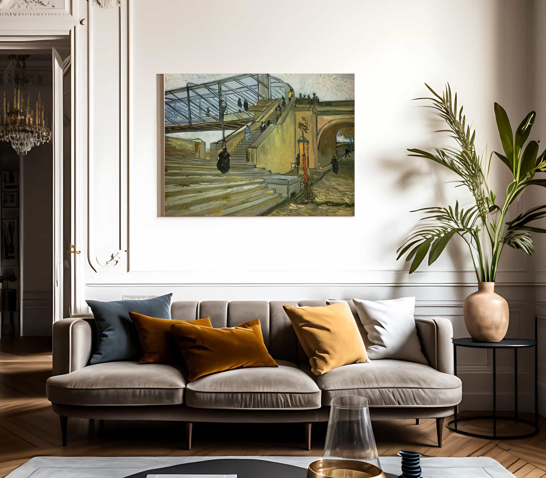 The Trinquetaille Bridge By Vincent Van Gogh Fine Art Print 2