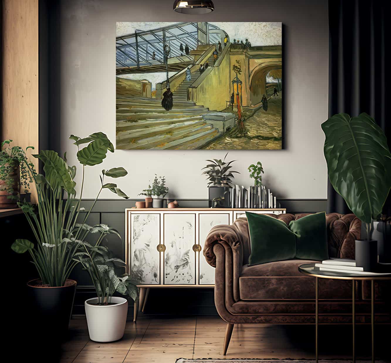The Trinquetaille Bridge By Vincent Van Gogh Fine Art Print 2