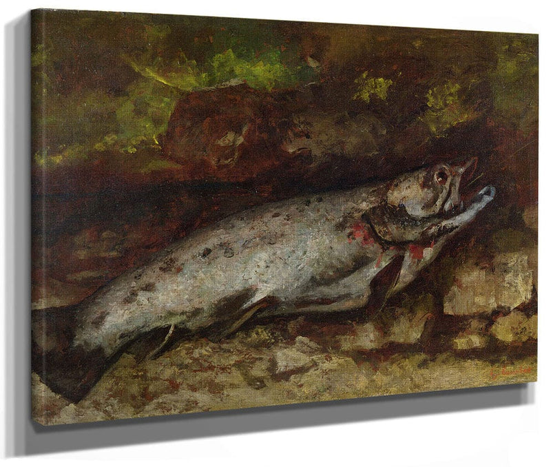The Trout By Jean Desire Gustave Courbet Fine Art Print 2