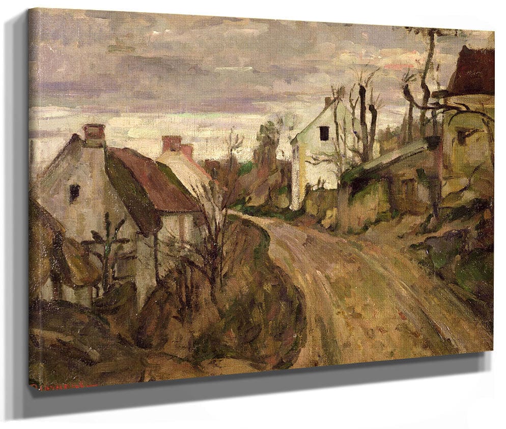 The Village Road, Auvers By Paul Cezanne Fine Art Print 2