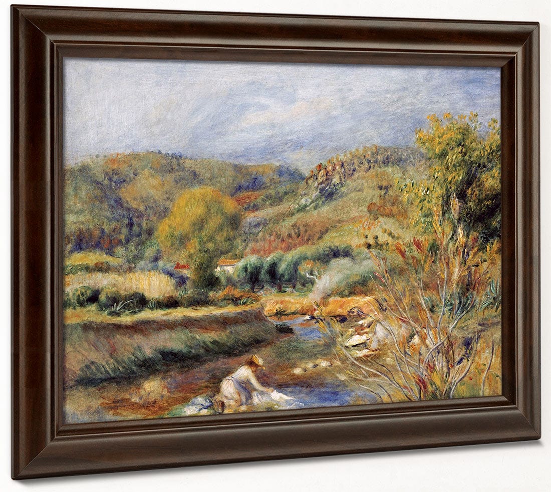 The Washerwoman By Pierre Auguste Renoir Fine Art Print 2