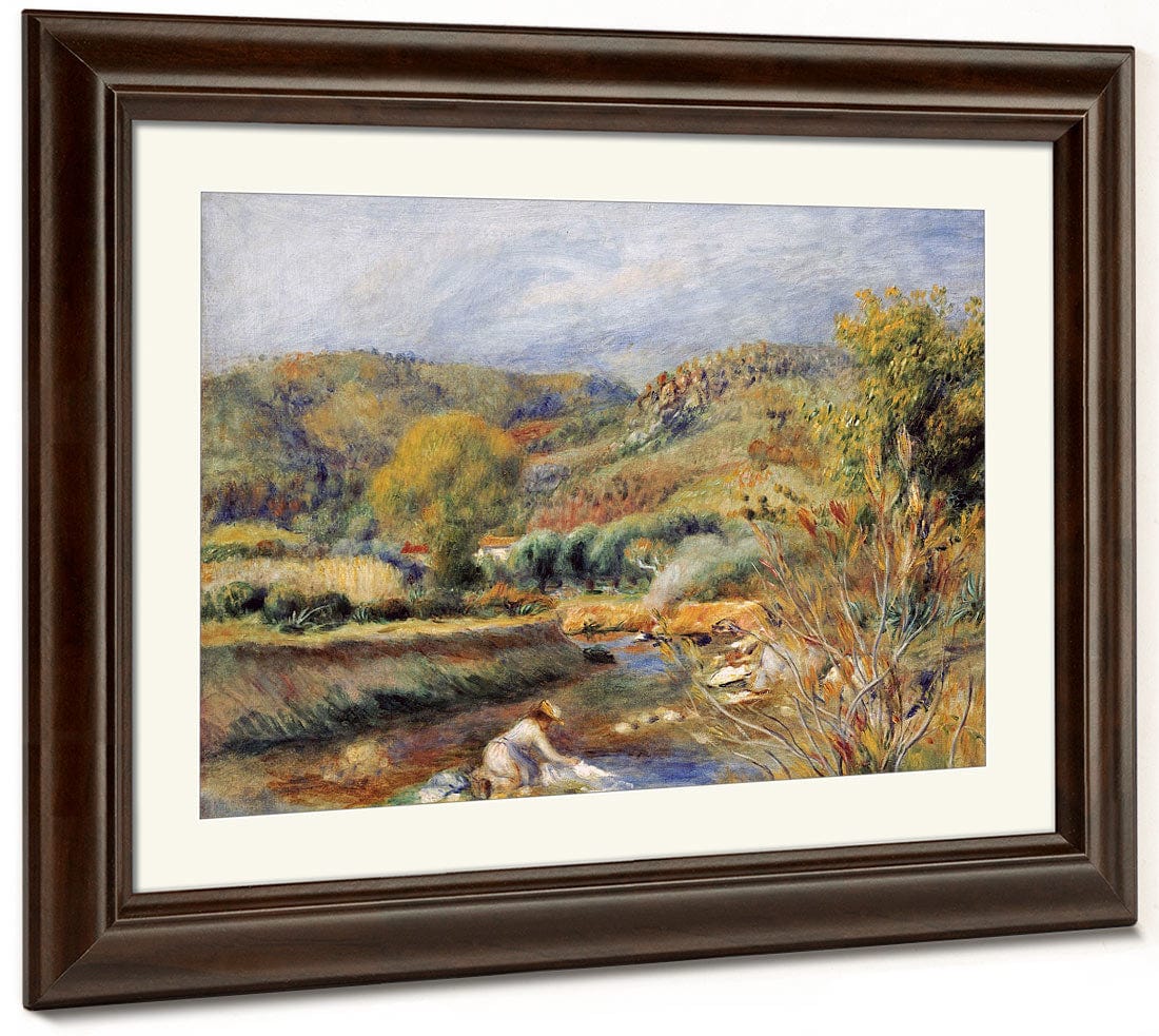 The Washerwoman By Pierre Auguste Renoir Fine Art Print 2