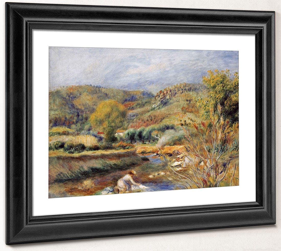 The Washerwoman By Pierre Auguste Renoir Fine Art Print 2