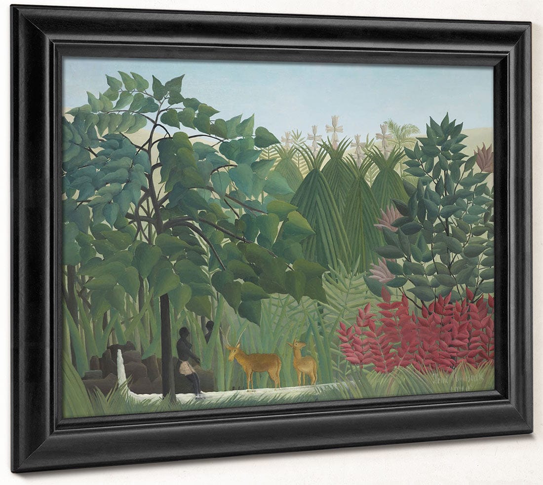 The Waterfall By Henri Julien Felix Rousseau Fine Art Print 2