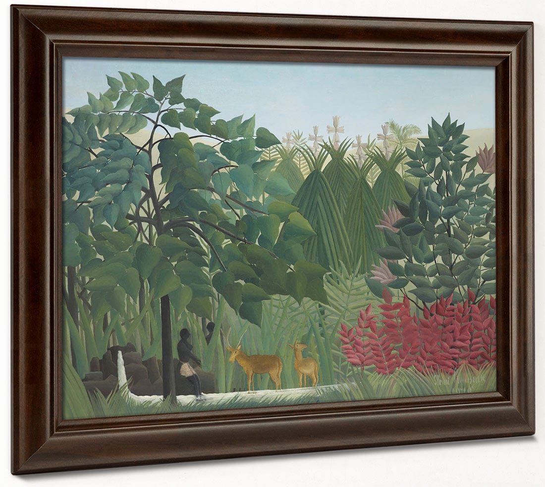 The Waterfall By Henri Julien Felix Rousseau Fine Art Print 2