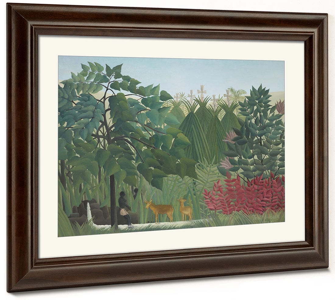The Waterfall By Henri Julien Felix Rousseau Fine Art Print 2