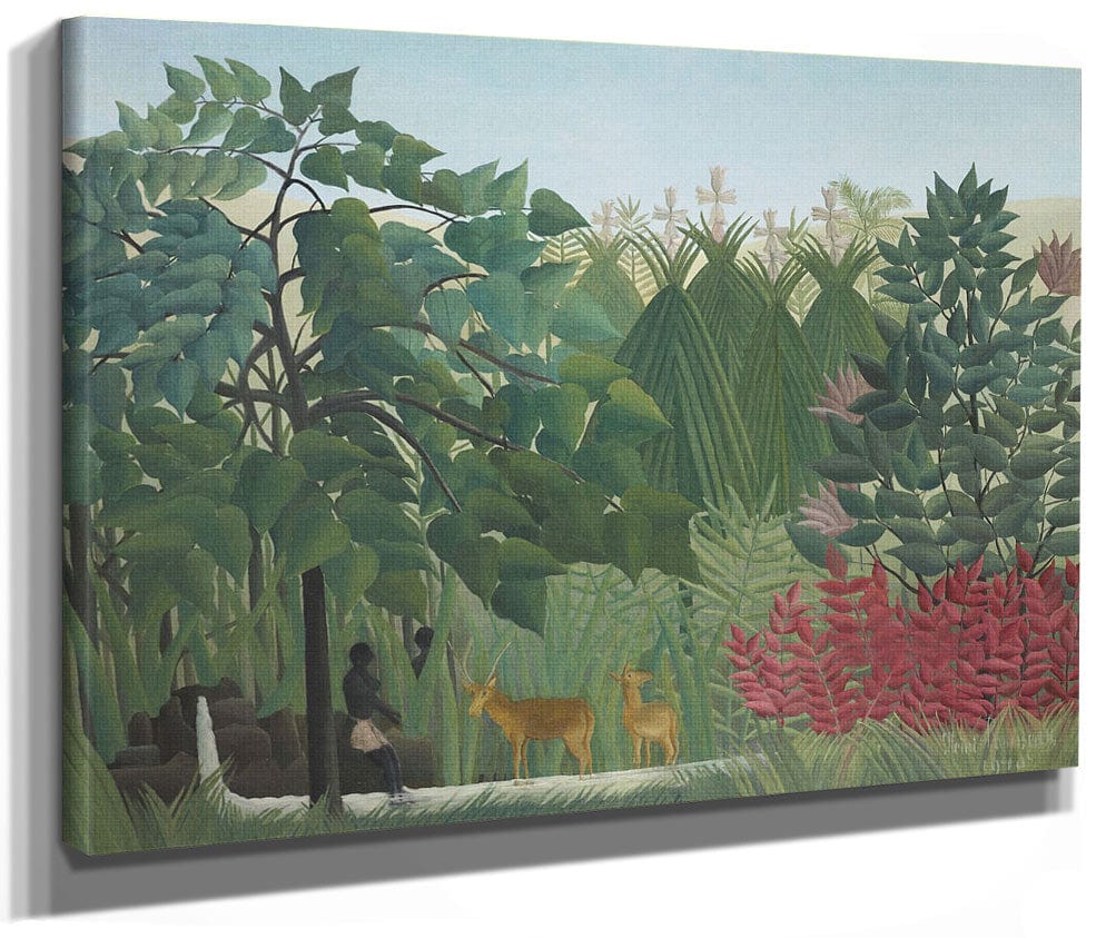 The Waterfall By Henri Julien Felix Rousseau Fine Art Print 2