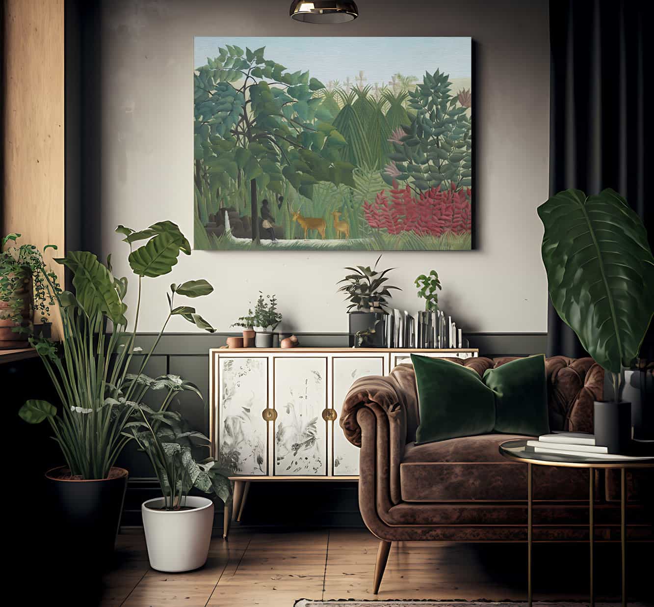 The Waterfall By Henri Julien Felix Rousseau Fine Art Print 2