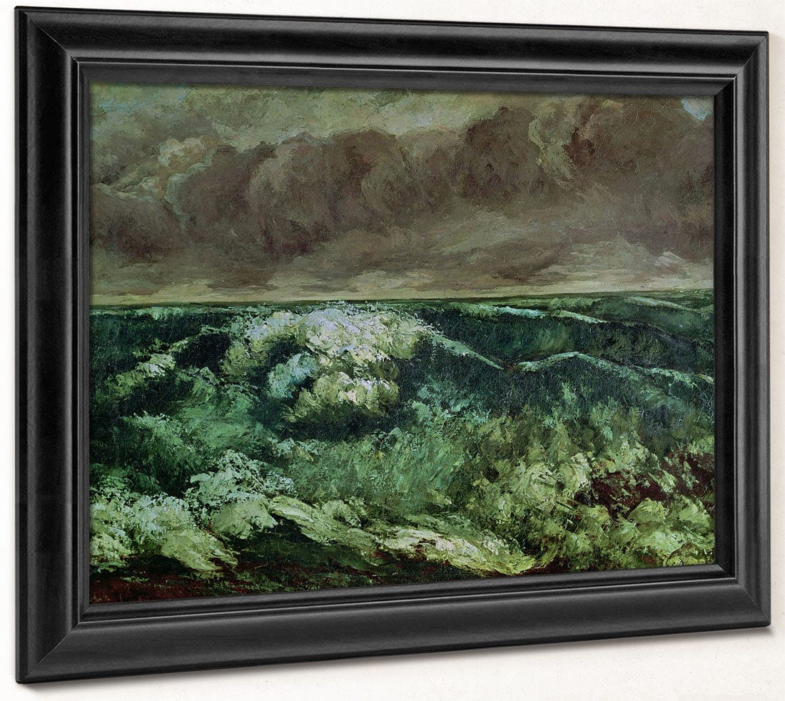 The Wave By Jean Desire Gustave Courbet Fine Art Print 2