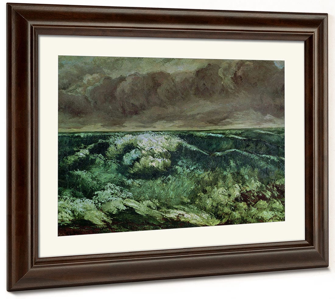 The Wave By Jean Desire Gustave Courbet Fine Art Print 2