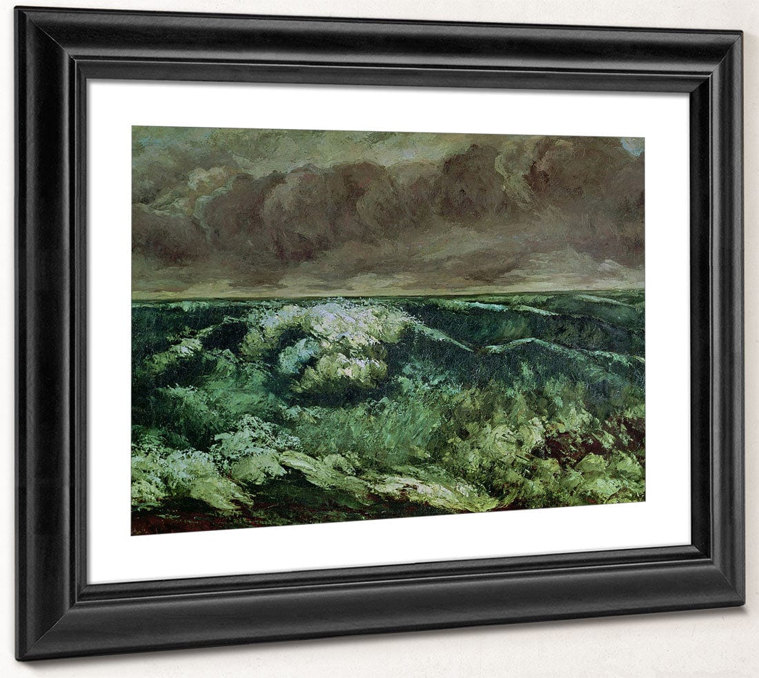 The Wave By Jean Desire Gustave Courbet Fine Art Print 2