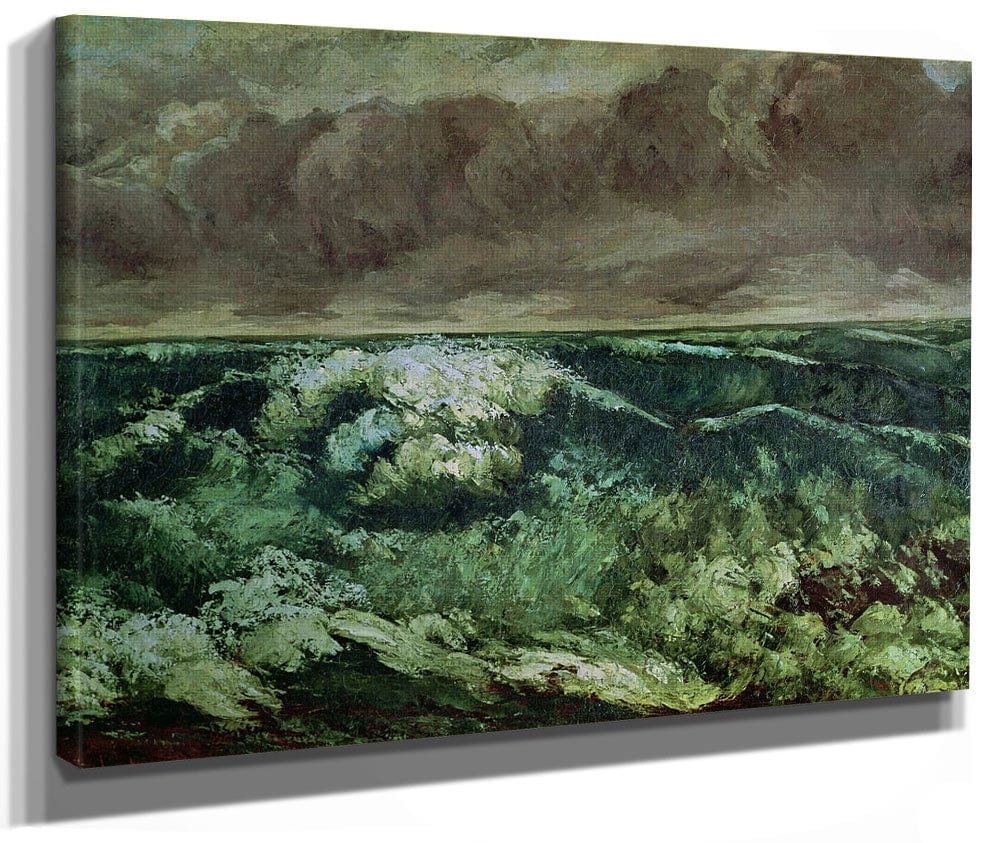 The Wave By Jean Desire Gustave Courbet Fine Art Print 2