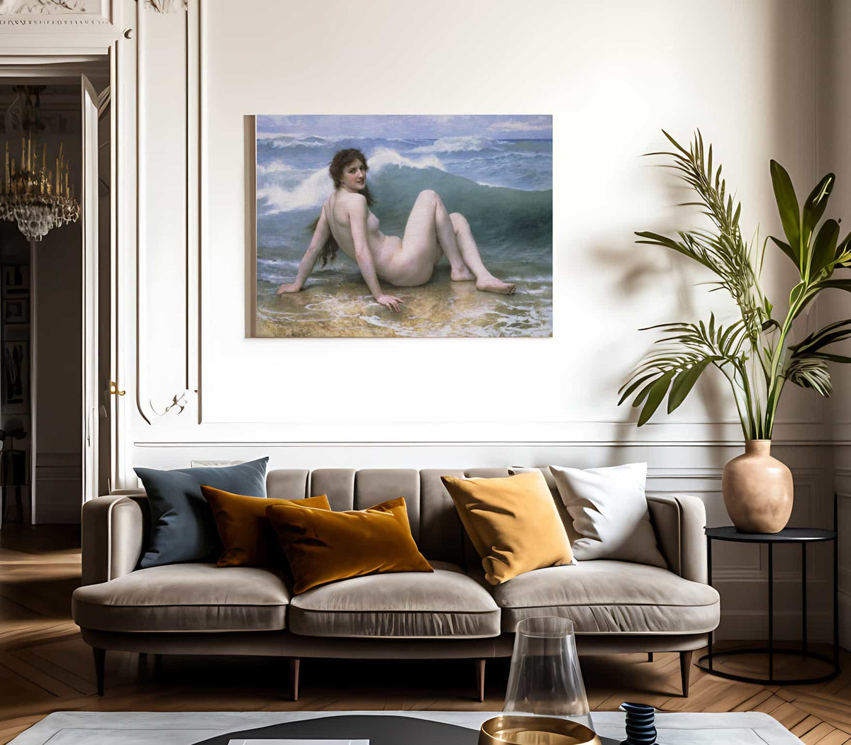 The Wave By William Adolphe Bouguereau Fine Art Print 2