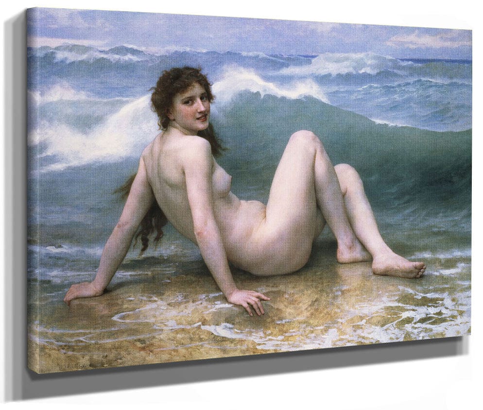The Wave By William Adolphe Bouguereau Fine Art Print 2