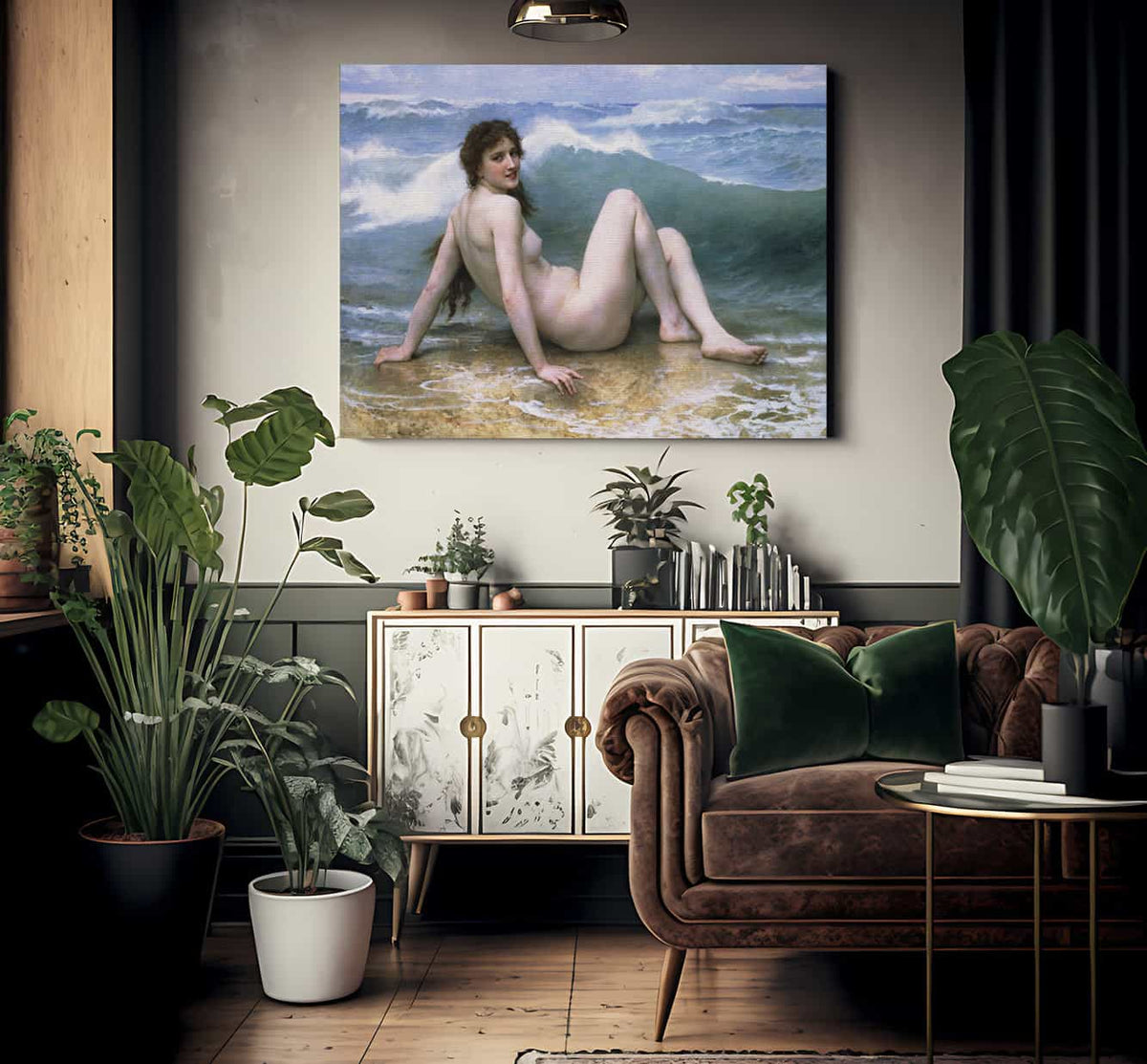 The Wave By William Adolphe Bouguereau Fine Art Print 2