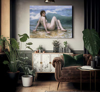The Wave By William Adolphe Bouguereau Fine Art Print 2