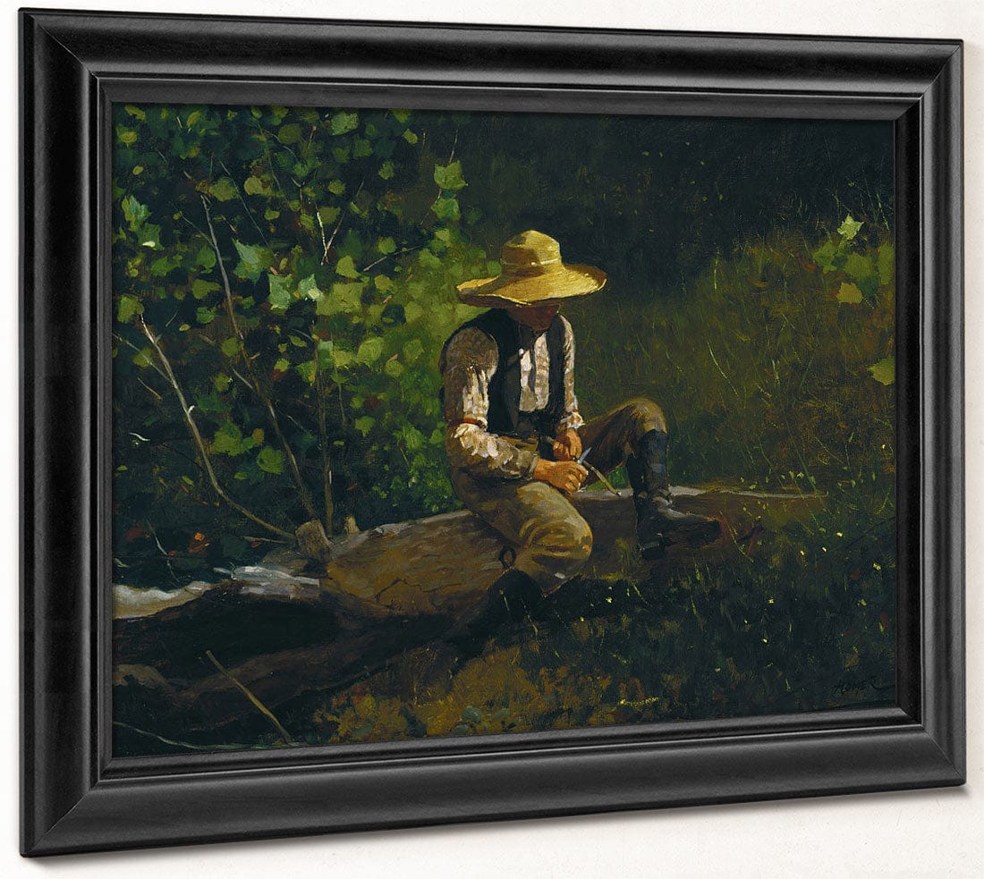 The Whittling Boy By Winslow Homer Fine Art Print 2